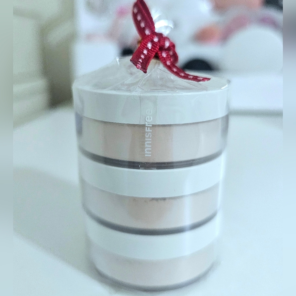 Innisfree No Sebum Moisture Powder with Puff 3pcs Gift Set